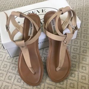 Steve Madden Hidden Secret Sandal (Camel)